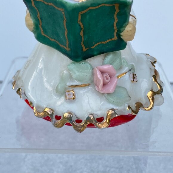 Geo Z Lefton Christmas Angel Choir Girl with Puppy Bell - Picture 4 of 13